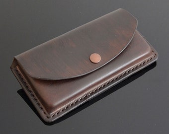 Funda de cuero genuino para iPhone 14, 15, 16 Pro Max, funda personalizada para cinturón, funda para teléfono celular Galaxy S21, S22, S23, S24, S25
