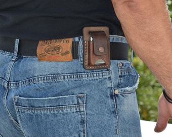 Custom Leather Lighter Case Personalized Lighter Belt Pouch Holder