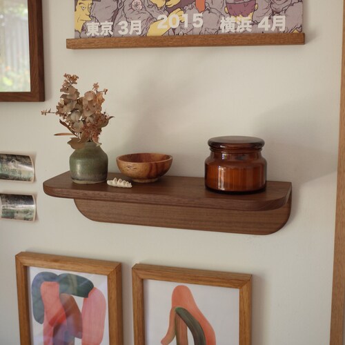 Floating Wall Shelf Australian Hardwood Shelving Solid Etsy Australia