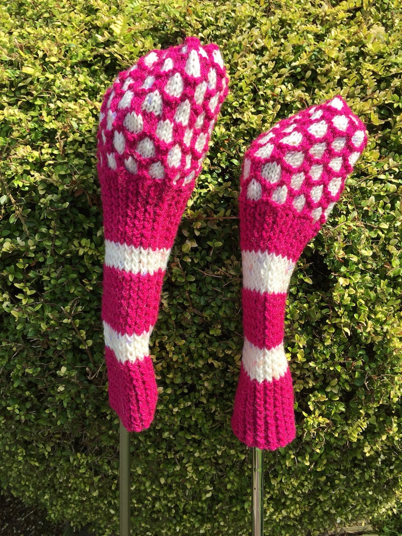 Golf Headcover, Golf Club Head Cover Set, Knit Headcovers, Golf Head