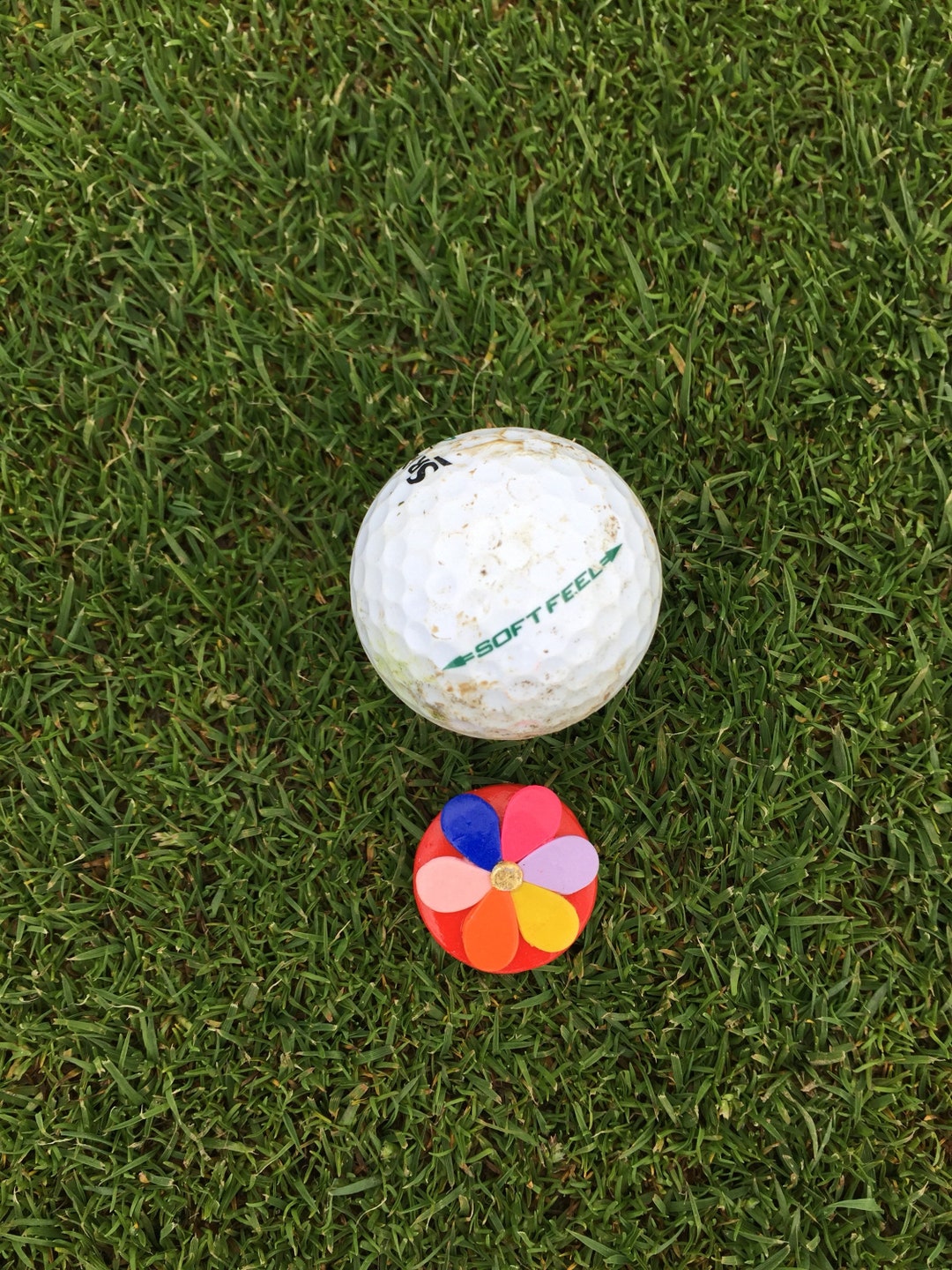 Putting Green Marker, Golf Ball Marker, Flower Putting Marker Etsy
