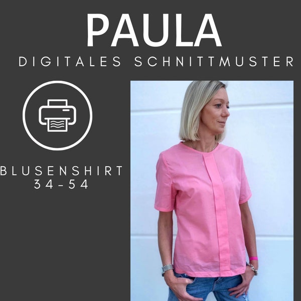 Schnittmuster Bluse Quetschfalte zu nähen