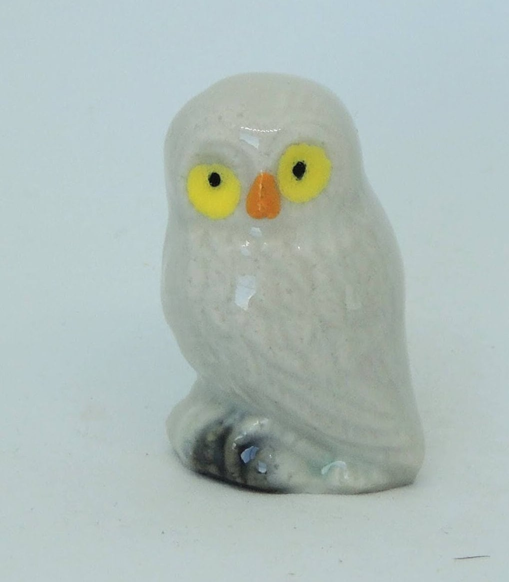 Wade Whimsies Owl -  &ldquo;The Hedgerow&rdquo; Land Set Figurine 1986
