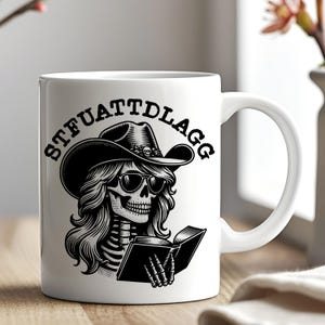 STFUATTDLAGG Smut Reader PNG: Dark Romance Bookworm (Digital Download)