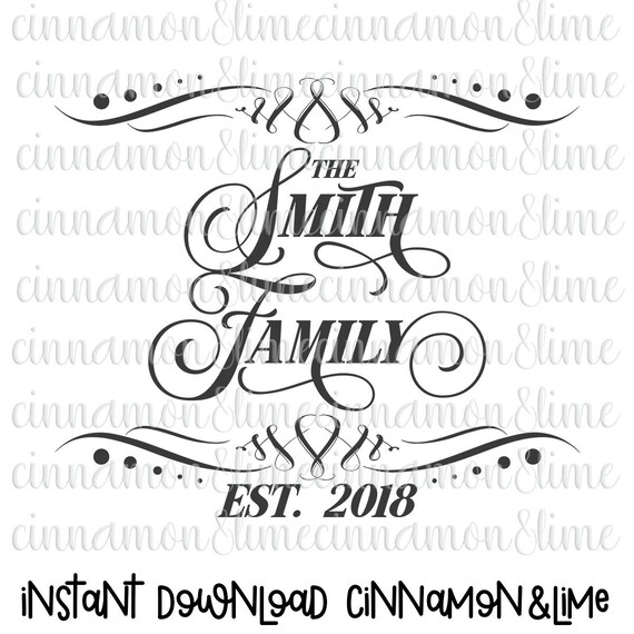 Free Free 78 Family Established Svg SVG PNG EPS DXF File