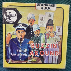 Buzzin&#39; Around 8mm Film Reel with Fatty Arbuckle - 200&#39; Film