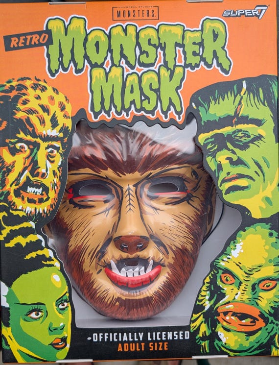 The Wolf Man Halloween Mask - Super 7 - Unopened