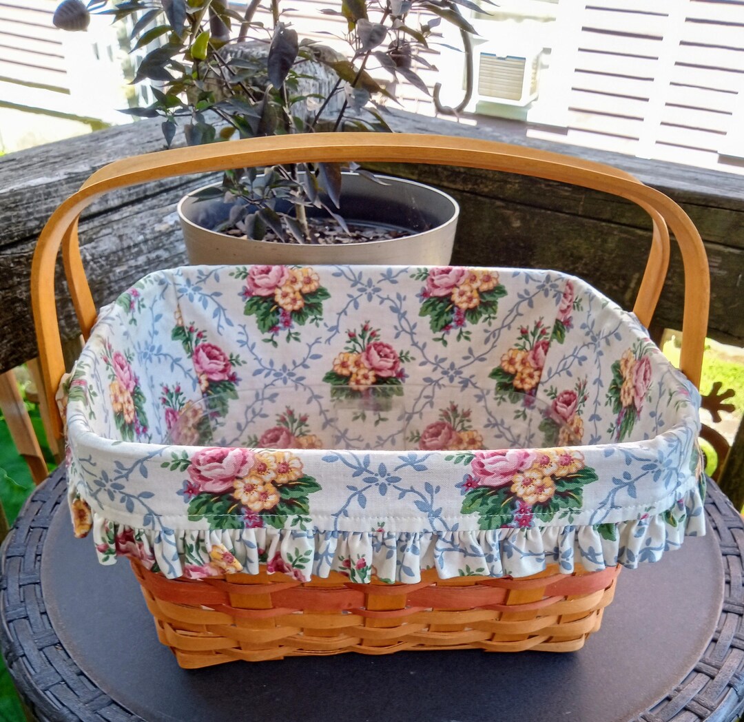 ロンガバーガー♪1997年製 ヴィンテージ 1997 サイン入り Longaberger バスケット: フルーツ