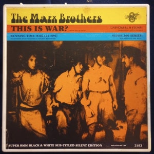 Marx Brothers &quot;This Is War?&quot; Standard 8mm Film Reel