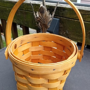 Vintage LONGABERGER KORB | Griff | Geschenkkorb | Signiert
