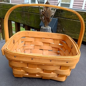 Vintage LONGABERGER KORB | Griff | Geschenkkorb | Signiert