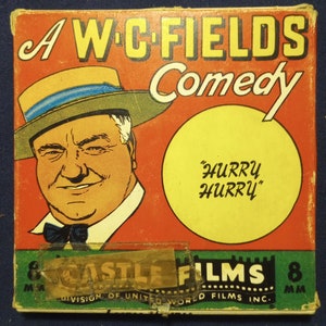 W.C. Fields &quot;Hurry Hurry&quot; - Standard 8mm Film Reel - 200&#39;