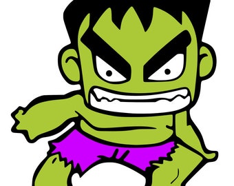 Baby Hulk Svg