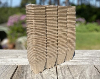 5cm Eco Square Fibre Biodegradable and Compostable Plant Pots