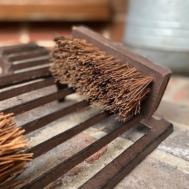 Classic Cast Iron Boot Jack, Scraper and Brush image 2