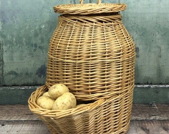 Willow Potato Storage Hopper Basket