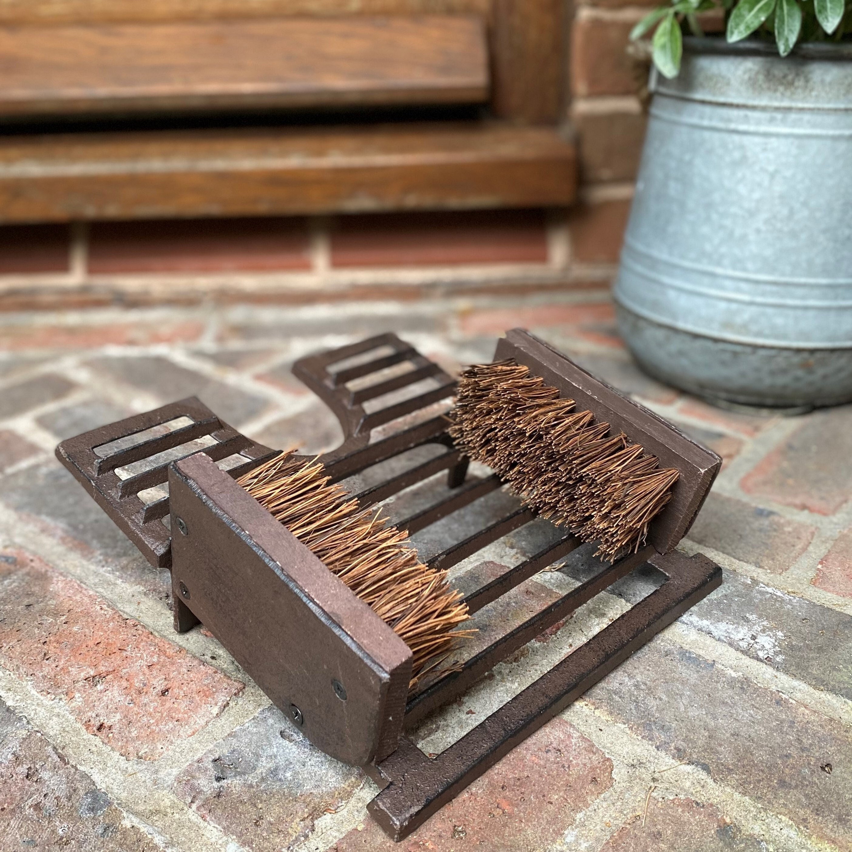 Cast Iron Brush & Scraper