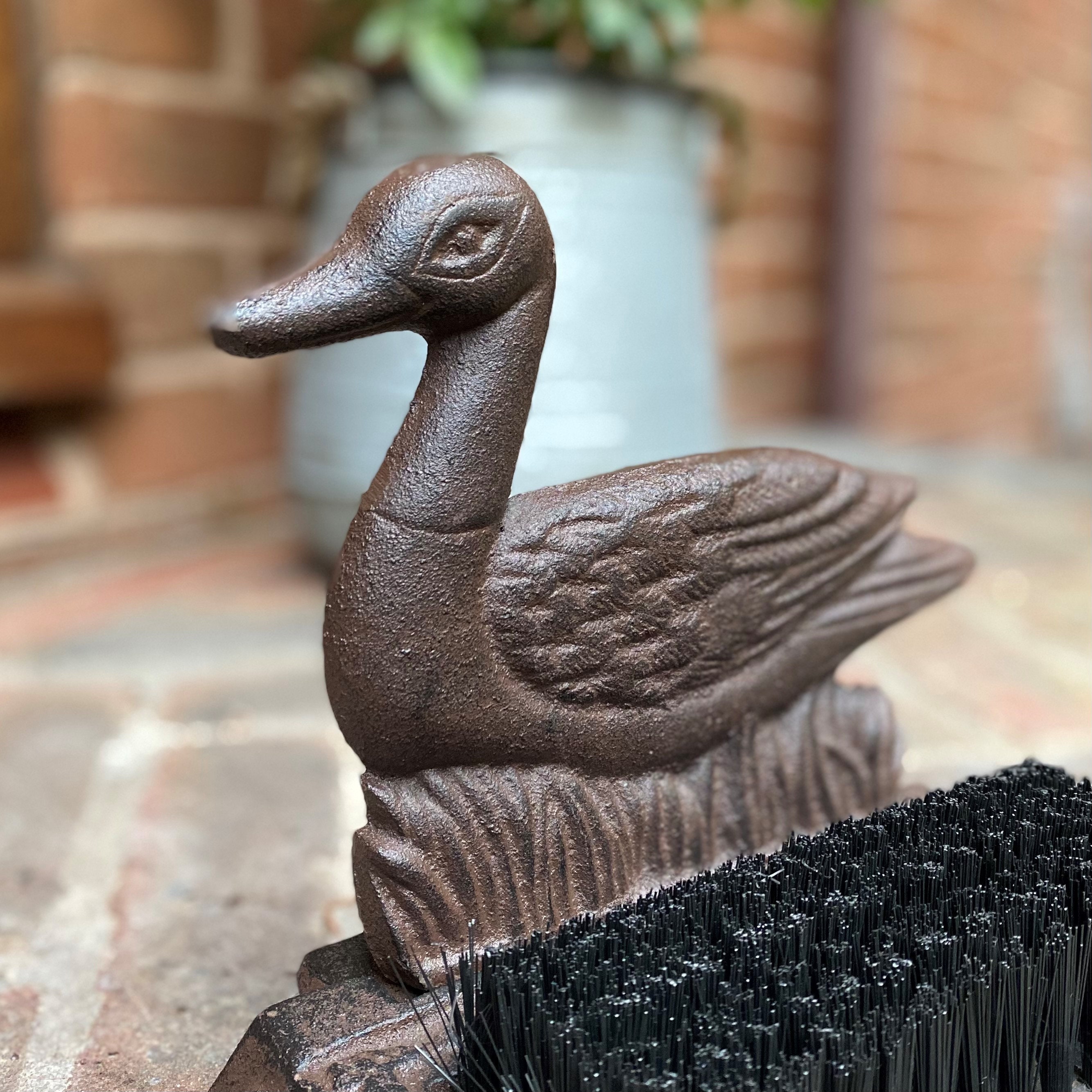 Cast Iron Duck Boot Brush Shoe Scraper Etsy UK