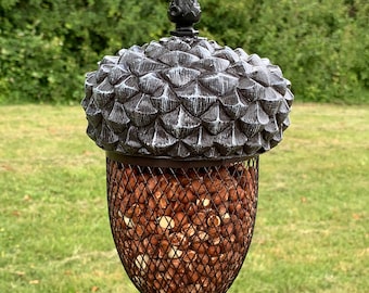 Hanging Acorn Shaped Nut Bird Feeder