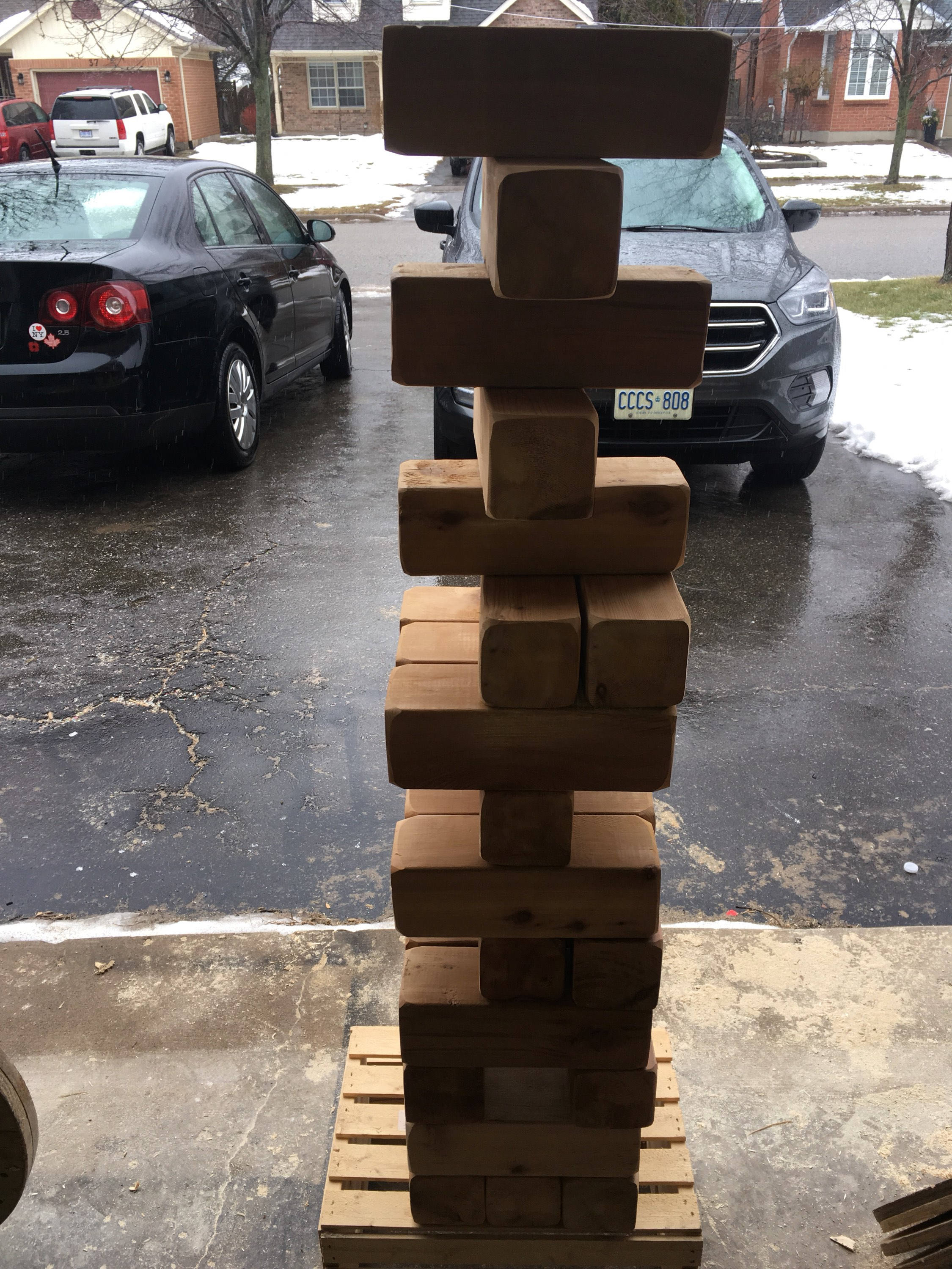 Mega Jumbo Stacking Cedar Blocks 4x4 Etsy