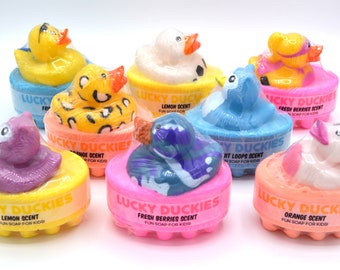 Ducky Soaps, Soap for kids, Soap with toy inside