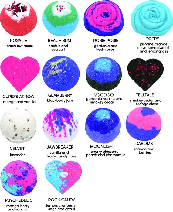 Bath bomb names deals