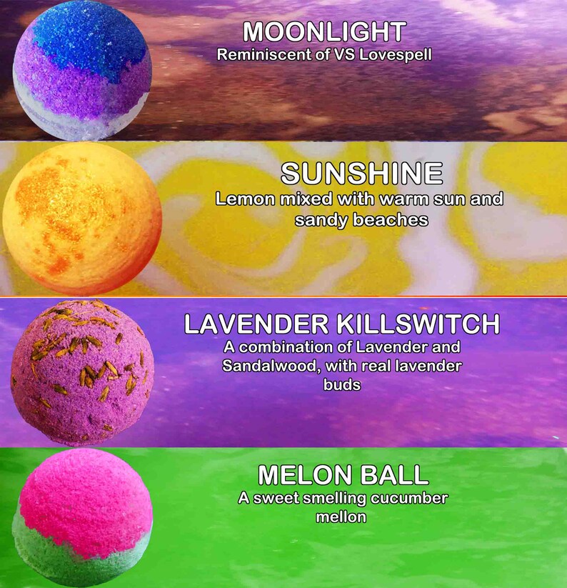 BATH BOMBS Gift Set Lot of 9 4.5 Oz Better Than Lush Bath Etsy