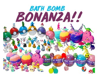 Bath Bombs Bonanza! 24 Bath Bombs Variety Toys Inside Surprise Bath Bombs For Kids Bath Fizzies Bath Toys ball