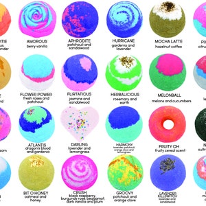 9 pack BATH BOMBS Fizzy FIZZIES You choose 4.5 ounce bath bomb Assorted Colors and scents great gift image 2