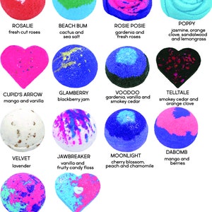 9 pack BATH BOMBS Fizzy FIZZIES You choose 4.5 ounce bath bomb Assorted Colors and scents great gift image 3