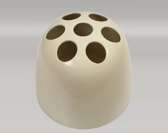 1960s Gorgeous Beige Dedalo umbrella stand by Emma Gismondi Schweinberger. Made in Italy