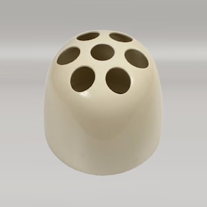 1960s Gorgeous Beige Dedalo umbrella stand by Emma Gismondi Schweinberger. Made in Italy