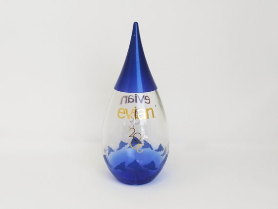 Evian Empty Big Teardrop Water Bottle Limited Edition - Etsy