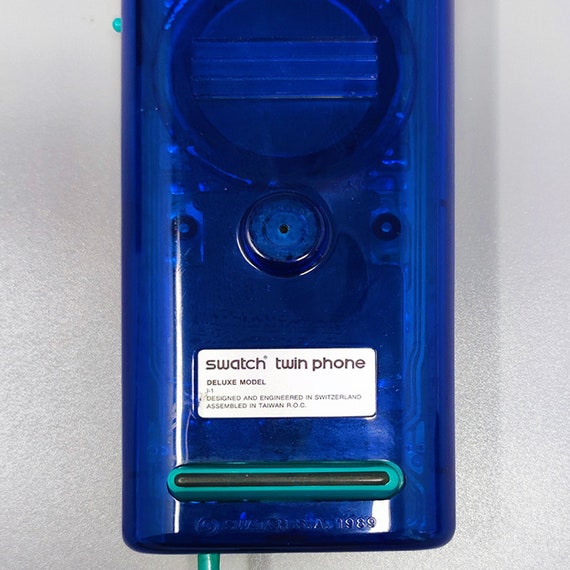1980s Gorgeous Swatch Twin Phone 