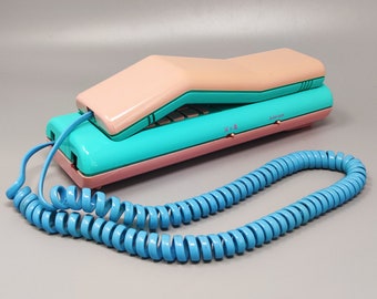 1980s (1989) Gorgeous Swatch Twin Phone "1st Model". Memphis style