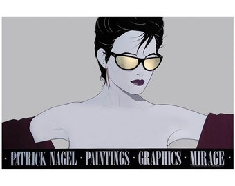 1980s Original Gorgeous Patrick Nagel 1980s Original Gorgeous Patrick Nagel