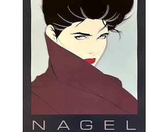 PATRICK NAGEL リトグラフポスター Patrick Nagel - Untitled - 1990 - Offset - Serigraphie