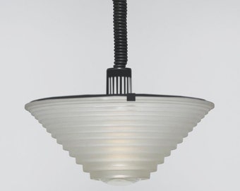 1970s Angelo Mangiarotti for Artemide “Egina” Pendant Lamp. Made in Italy