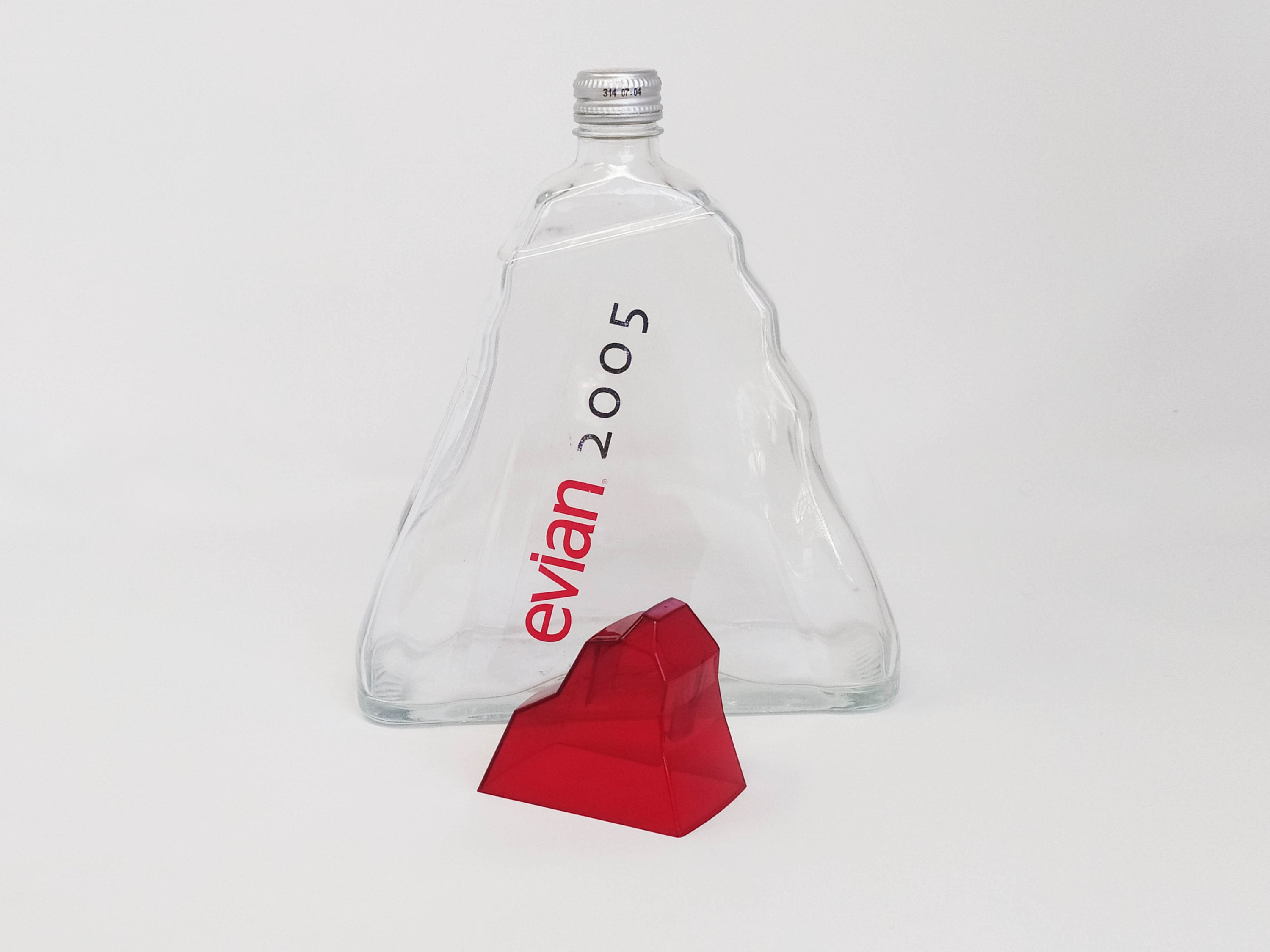 Evian Empty Big Water bottle Limited Edition designed by Paul