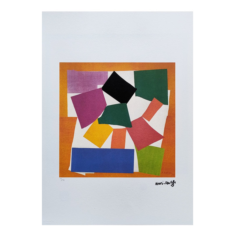 1970s Stunning Henri Matisse "L'Escargot" Limited Edition Lithograph