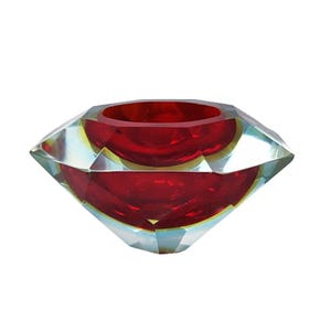 1960s Large Murano Ashtray or Bowl By Flavio Poli for Seguso