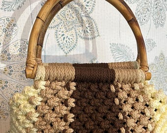 Vgt Macrame Woman 70s Boho Hippy