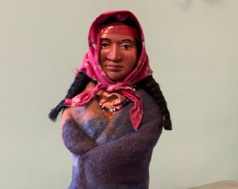 Skookum Indian Native American Composition Doll