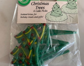 Vintage Christmas Tree Cakes picks.
