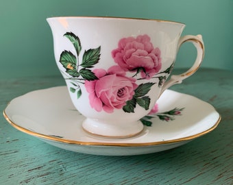 Queen Anne Bone China Tea Cup &Saucer