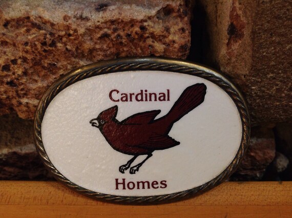 Cardinal Homes belt buckle
