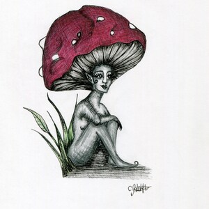 Mushroom Nymph (Print)