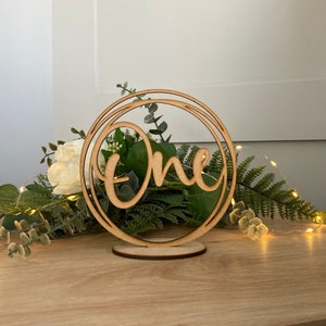 Personalised Table Number Name Signs Wedding Table Decoration Wedding Decorations Wedding Decor | Mirror Acrylic Wood Oak - Circle Lattice