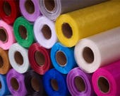 25m X 29cm Organza Fabric Roll - Wedding Chair Sash Bows Table Runner Party Sheer Fabric