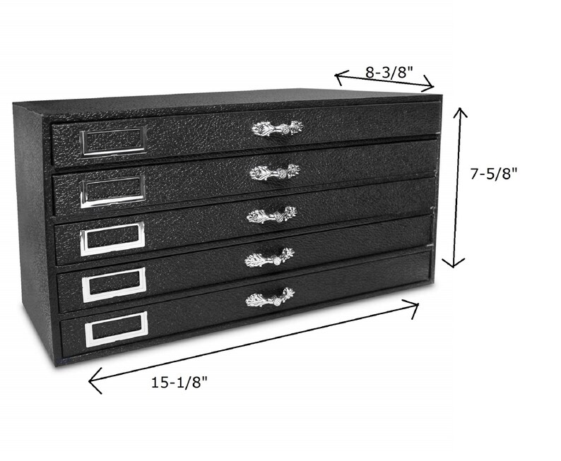Novel Box™ 5 Drawer Jewelry Hobby Parts Organizer Display Case Etsy